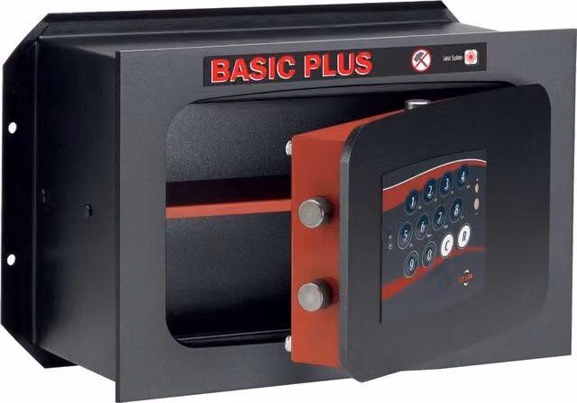 Cassaforte elettronica Basic Plus 1850 ALP Stark in acciaio nero L 36 cm x P 23 cm x H 19,5 cm