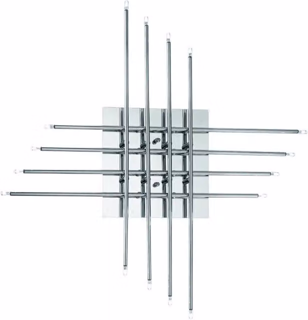 Lampada da parete Cervere DMORA in metallo argento