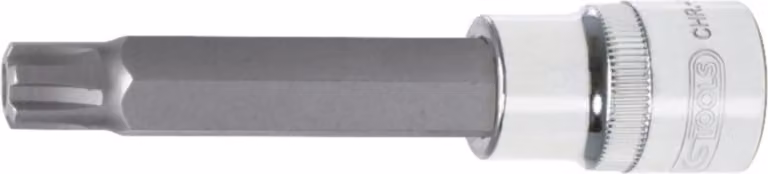Chiave a bussola CHROMEplus da 1/2" RIBE con foro frontale, lunga, M13, 918.1787