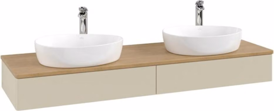 V&B Mobiletto senza struttura frontale Antao 160x50cm, HL, WBP hon. Oa, si Gr m Lac