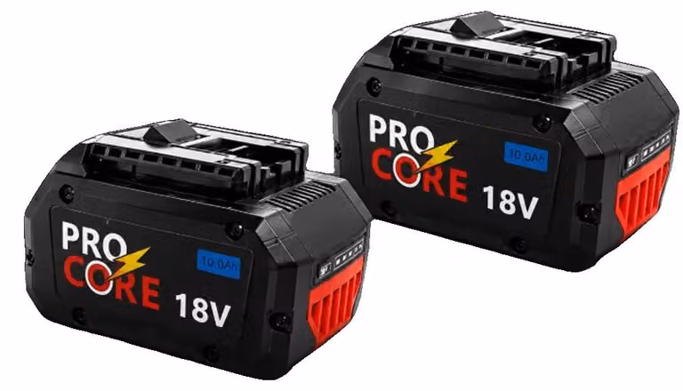 Batterie di ricambio, capacità 10000mAh, compatibili con utensili da 18V, 10.0AH - 2 pezzi