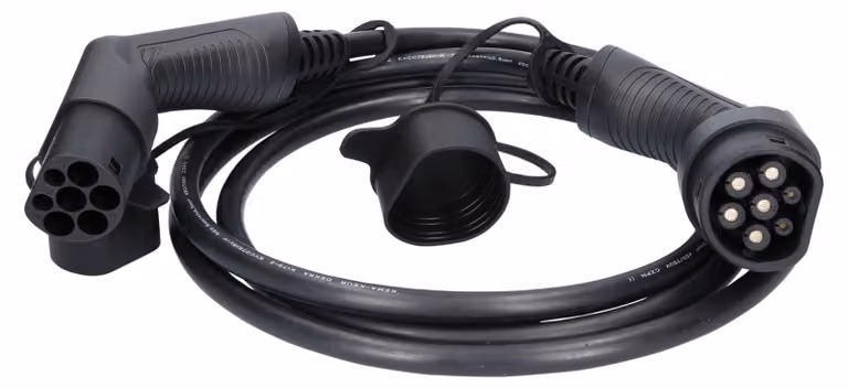 KS TOOLS Cavo di ricarica efuturo diritto da tipo 2 a tipo 2 a spina 3 fasi fino a 11 kW 16 A 400 V modalità 3 3 metri - 117.7165