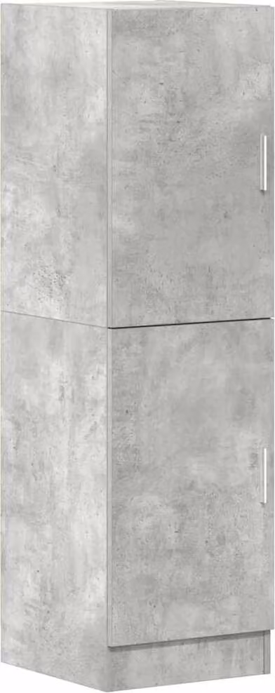 Mobile da Cucina Grigio Cemento 38x41,5x131,5 cm Legno