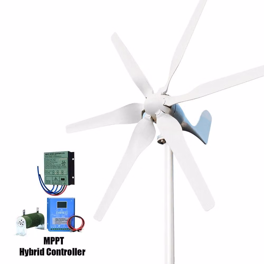 Turbina eolica da 3000W - Generatore eolico verticale - Turbina eolica - Generatore di energia - Sistema di energia eolica