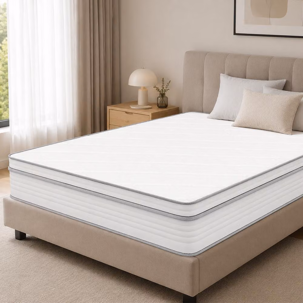 Materassi 140x200 cm, altezza 25 cm, materasso a molle insacchettate a 7 zone, classe di comfort H4, materasso a molle insacchettate, materasso a molle insacchettate di alta qualità, materassi con schiuma comfort