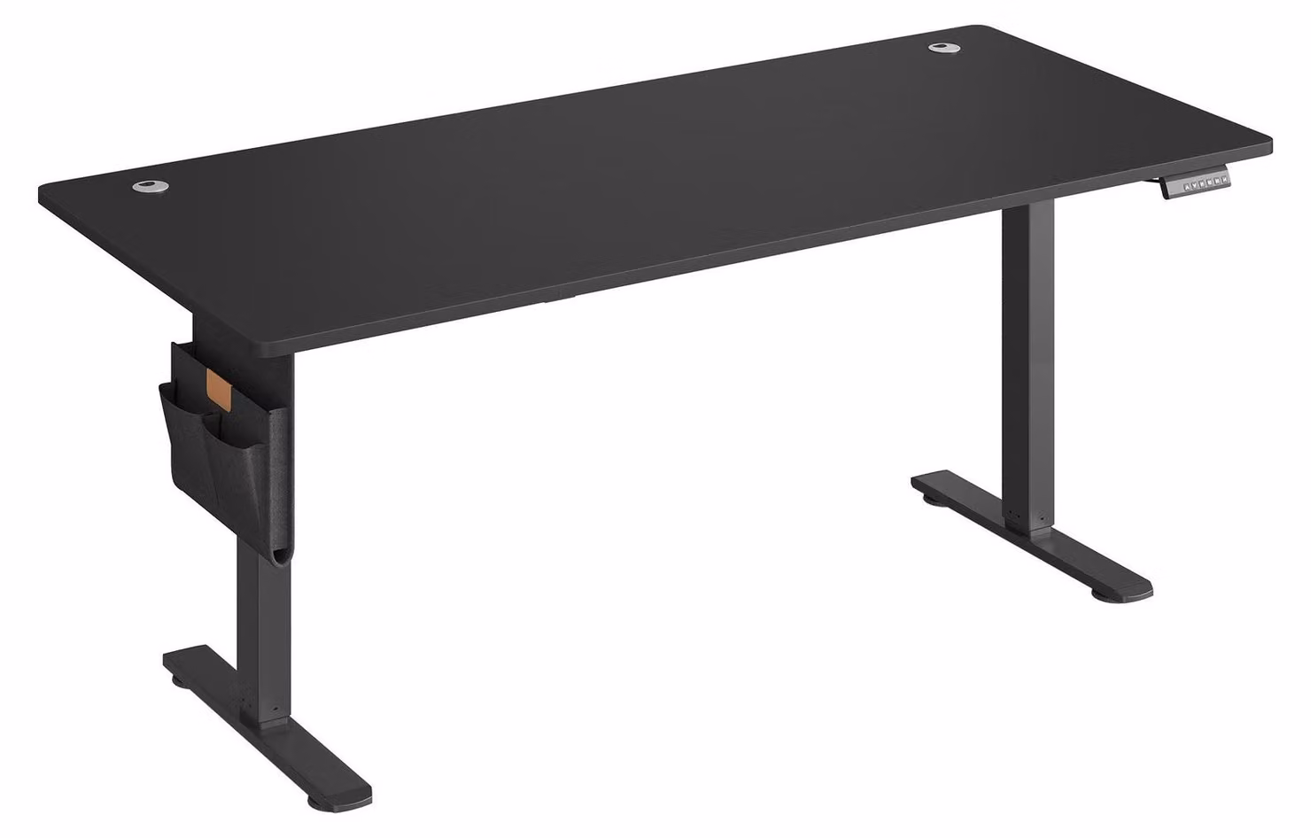 Scrivania regolabile in altezza con funzione di memoria | Finitura in legno di quercia dorato | 180x80x72-120 cm
