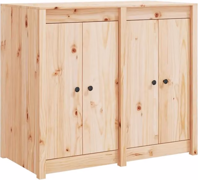 Mobile da cucina modulare per esterni in legno massello di pino color marrone stile rustico L: 106 cm, P: 55 cm, H: 92 cm