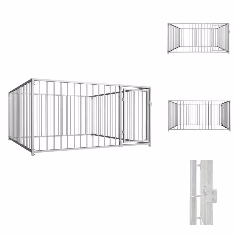 vidaXL Cuccia per cani da esterno 200×200×100 cm - Cucce per cani e recinti