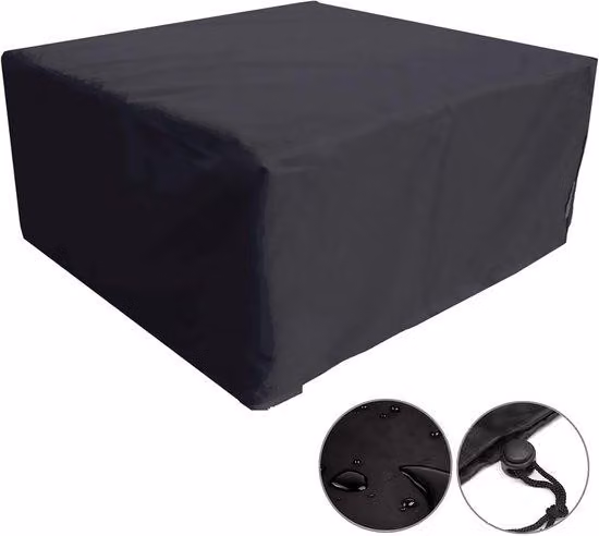 Copertura impermeabile per mobili da giardino - Copertura per sedie da terrazzo - Copertura protettiva per mobili da esterno - Copertura impermeabile per mobili - Realizzata in tessuto Oxford - 110x110x85 cm - Resistente al vento e ai raggi UV - Adatta pe