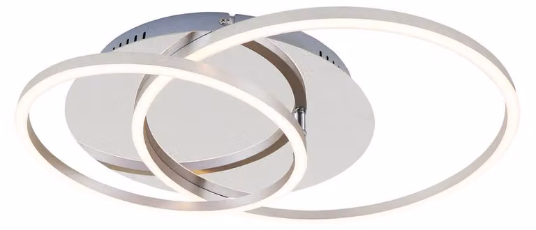 Lampada da soffitto a LED Lampada da soffitto dimmerabile Cromo-alluminio 3000K Ø 30cm 40 W Briloner