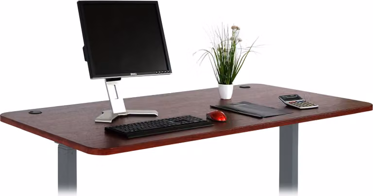 Piano di lavoro HWC-D40 per scrivanie, piano di lavoro, 160x80cm MVG ~ ciliegio