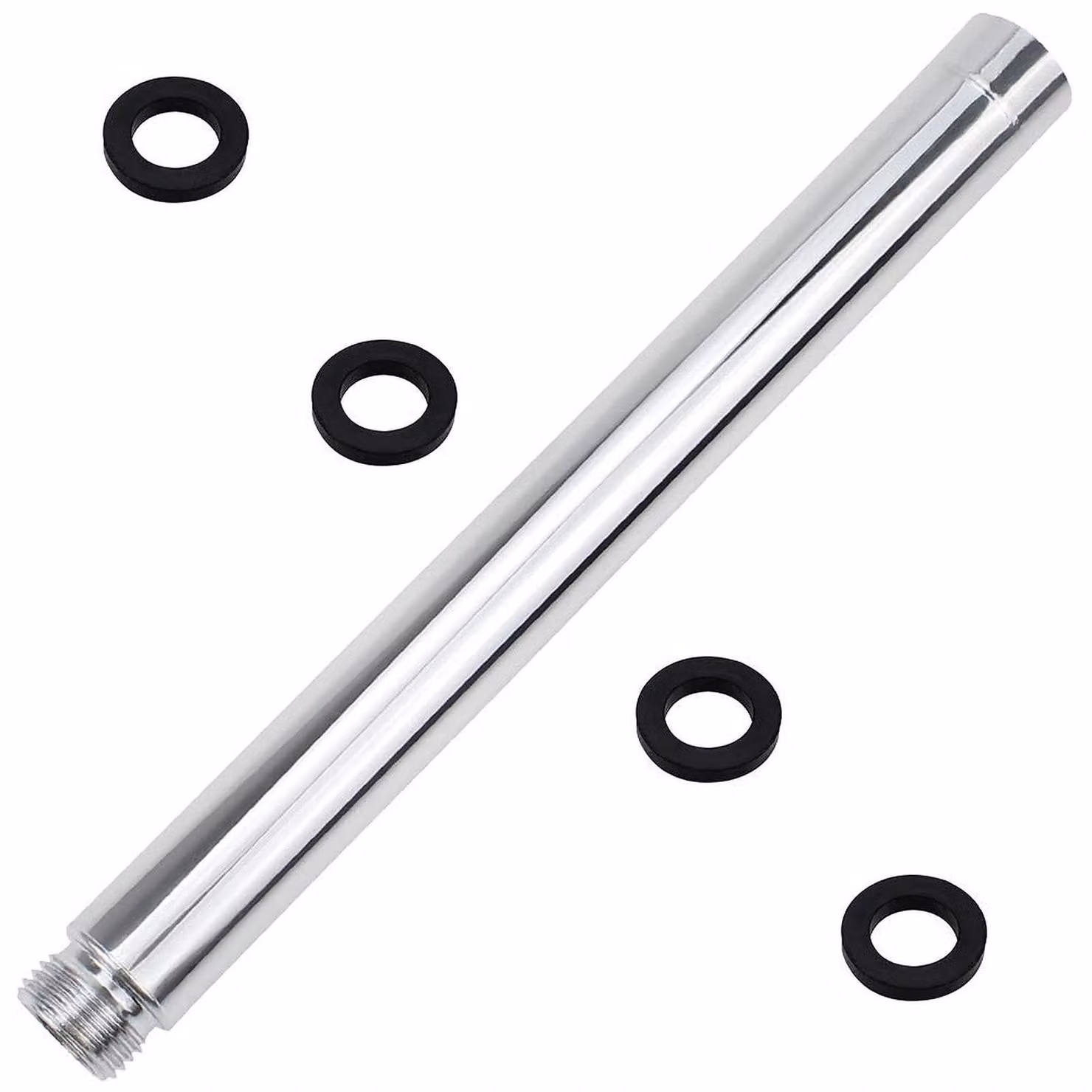 Prolunga per soffione doccia RVS, lunghezza 22,5 cm, per doccetta manuale