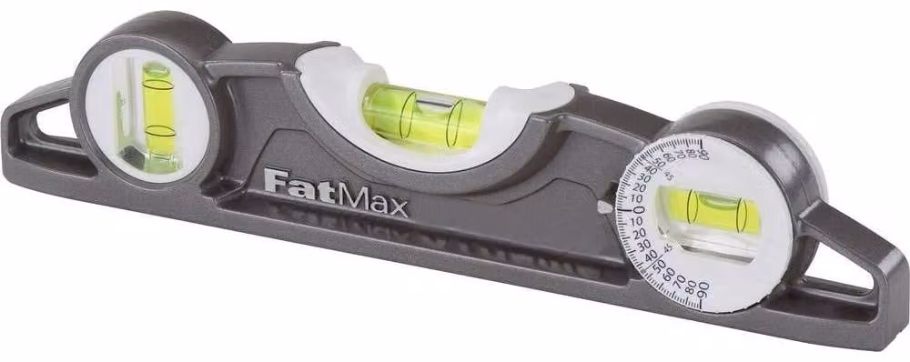 STANLEY FatMax Pro: livella a bolla a torpedo, piccola, in alluminio, con magnete