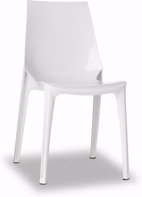 Sedia Vanity Chair set da 4 policarbonato Made in Italy SCAB DESIGN - Bianco 310
