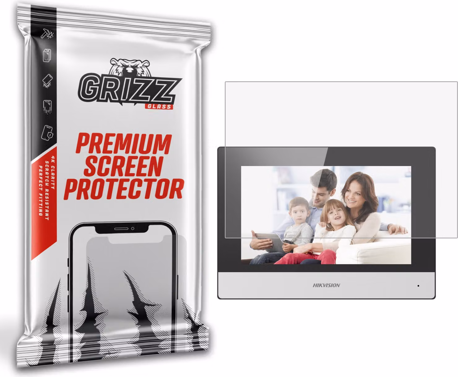 Pellicola opaca GrizzGlass PaperScreen per videocitofono HIKVISION DS-KH6320-TE1 da 7"