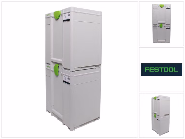 Festool SYS3 M 337 Set di cassette Systainer - 396 x 296 x 437 mm - 43,1 l (2x 204845)