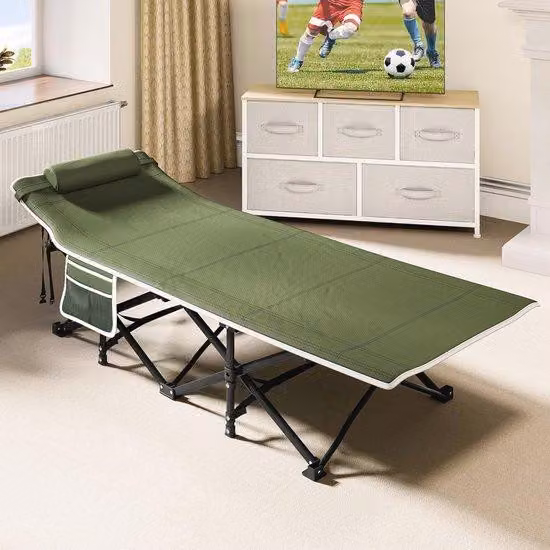 Letto da campeggio pieghevole per adulti, robusto, 260 kg, da viaggio