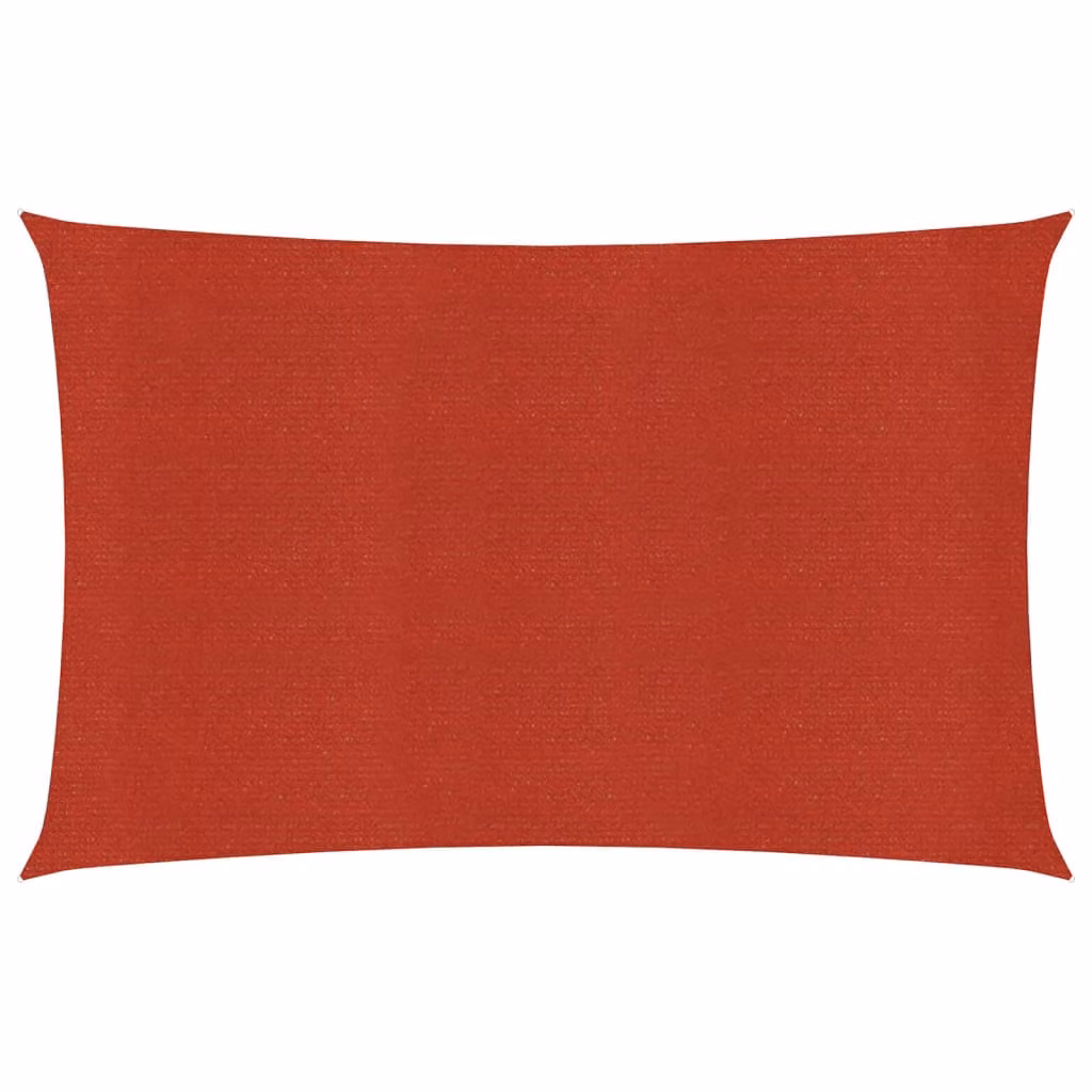 Tenda da sole The Living Store 160 g/m² rosso 2,5x4 m HDPE