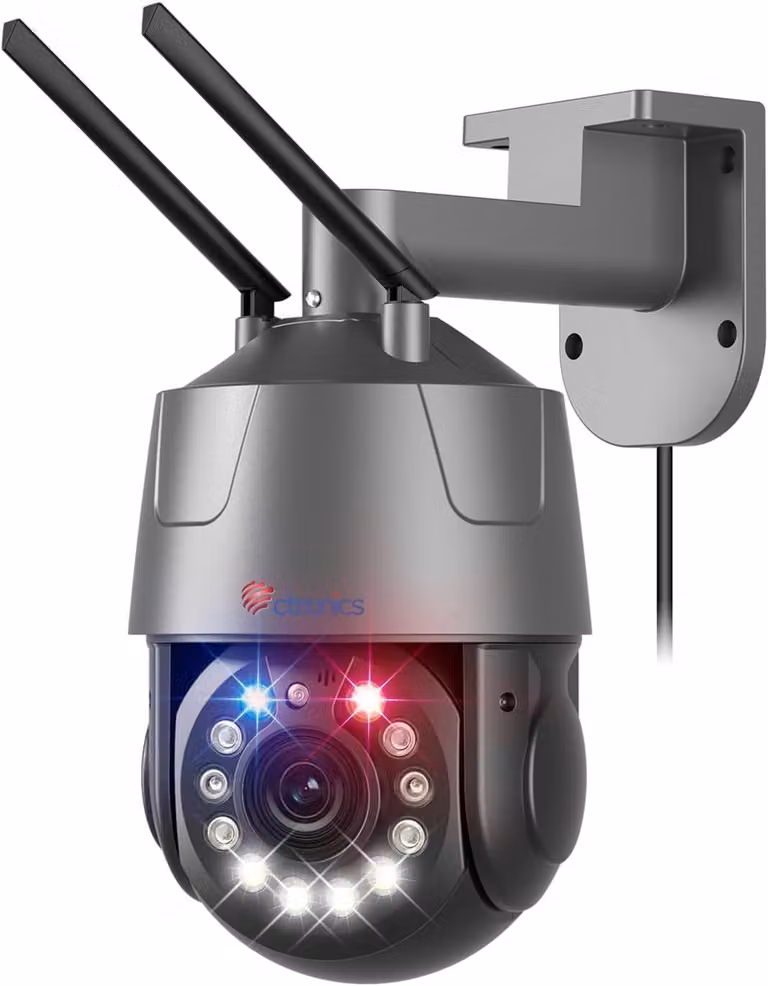 Telecamera di sorveglianza esterna 4K da 8 megapixel con zoom ottico 3D da 30x e funzione di tracciamento automatico