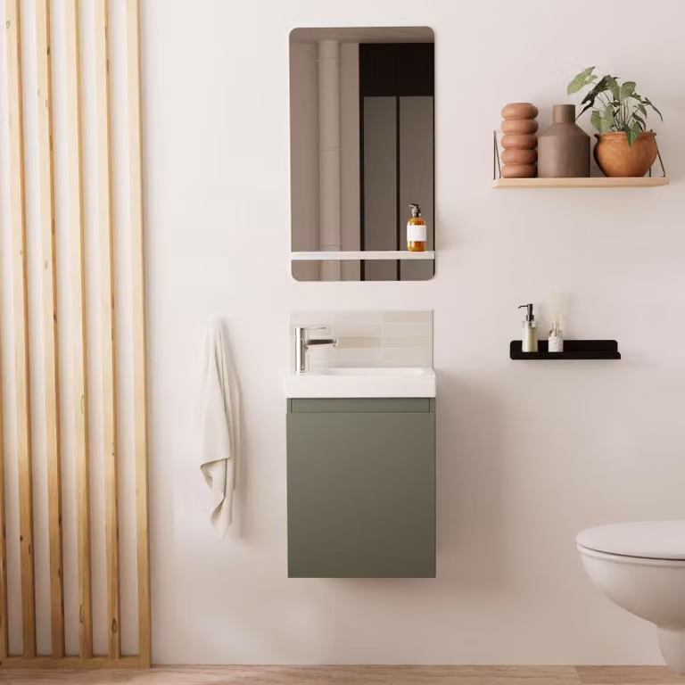 Mobile lavabo LISA + mensola a specchio