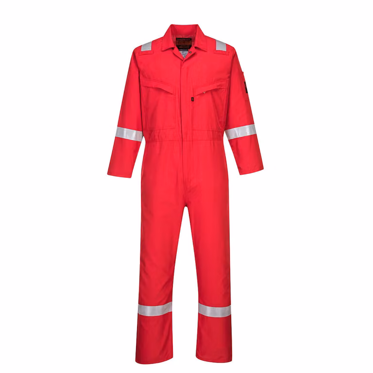 Portwest AF73 Araflame Silver Tuta rossa taglia 36