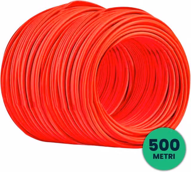 V-TAC Cavo Solare Unipolare Rosso 4 mmq Bobina da 500 Metri