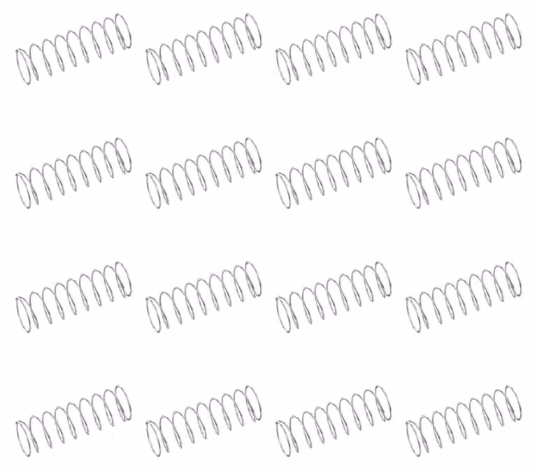 Molle a compression, 50 pezzi, dimensioni 0,4x8x25 mm, acciaio inossidabile 304