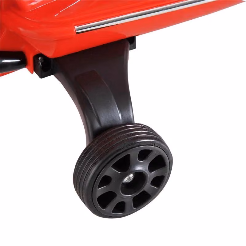 Moto elettrica per bambini design Vespa con luci e suoni, batteria ricaricabile, colore rosso – 2