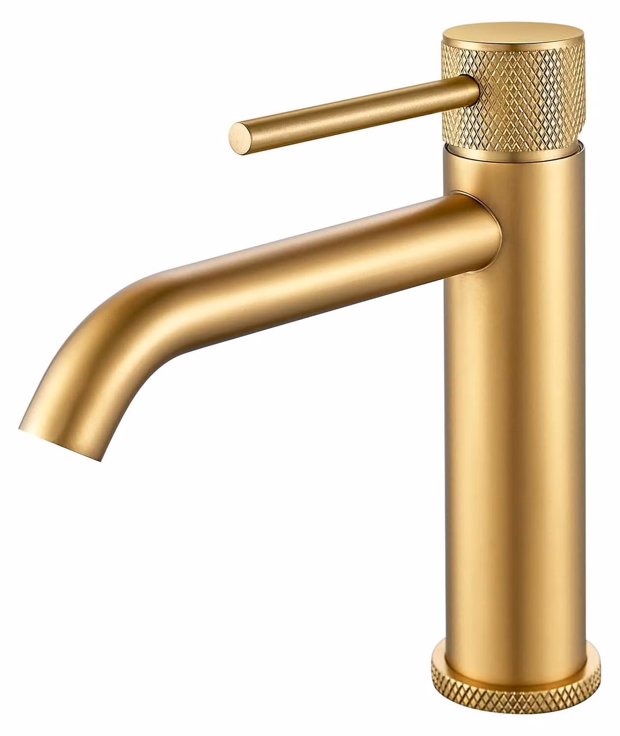 Omgoods - Miscelatore per bagno dorato con erogatore alto