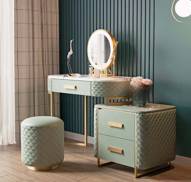 Schminktisch Design Tische Kosmetik Frisier Spiegel Konsole Schlafzimmer