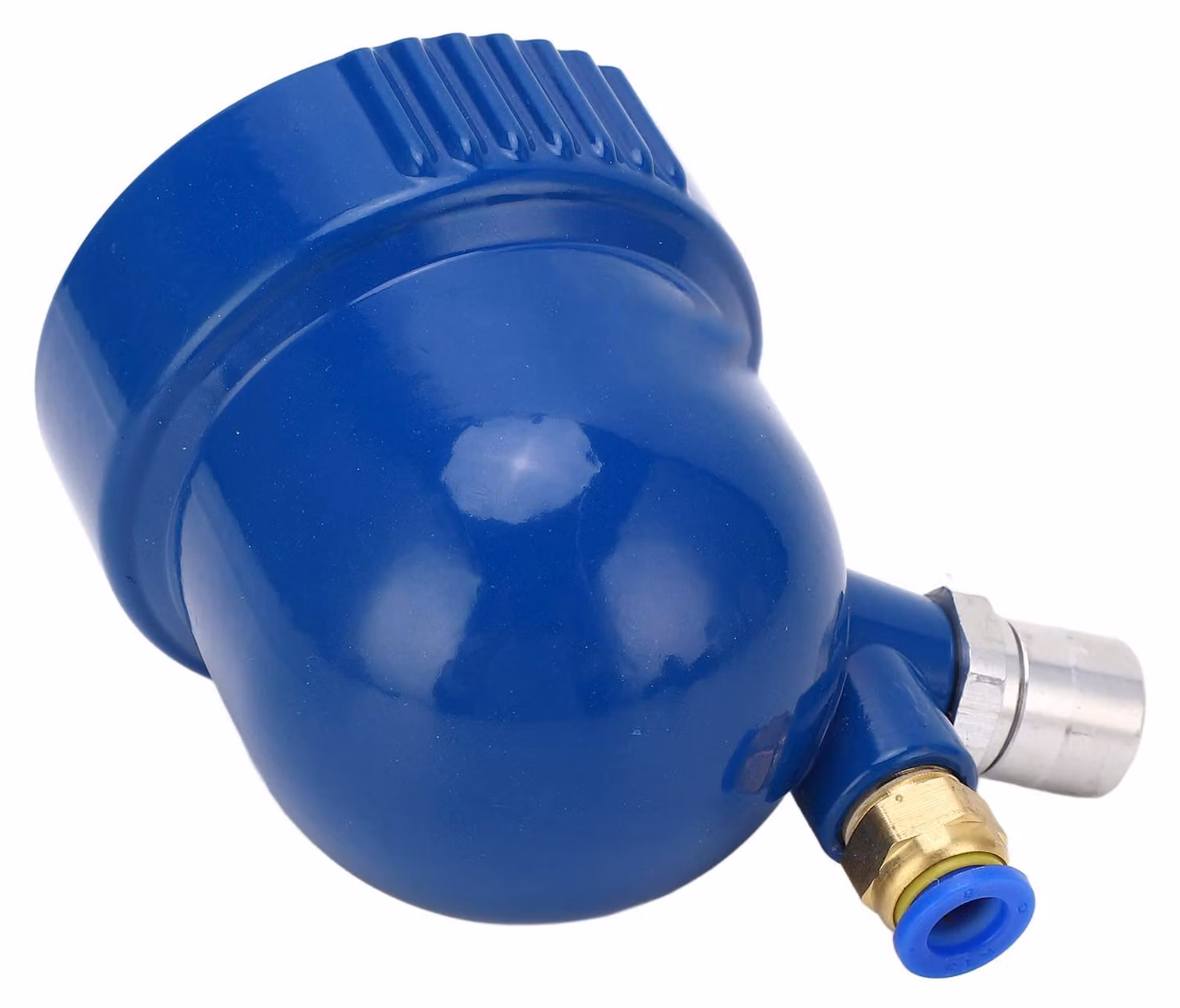 Compressore d'aria con sistema di scarico automatico della condensa, corpo in lega di alluminio, attacco G1/2"