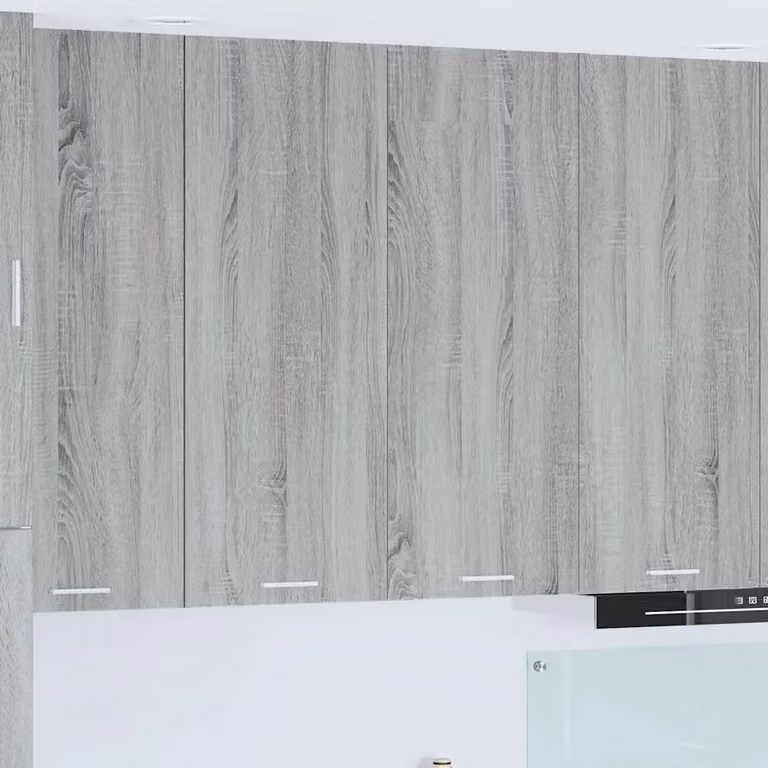 Armadio pensile da cucina vidaXL Grigio, L 80 cm x P 31 cm x H 100 cm
