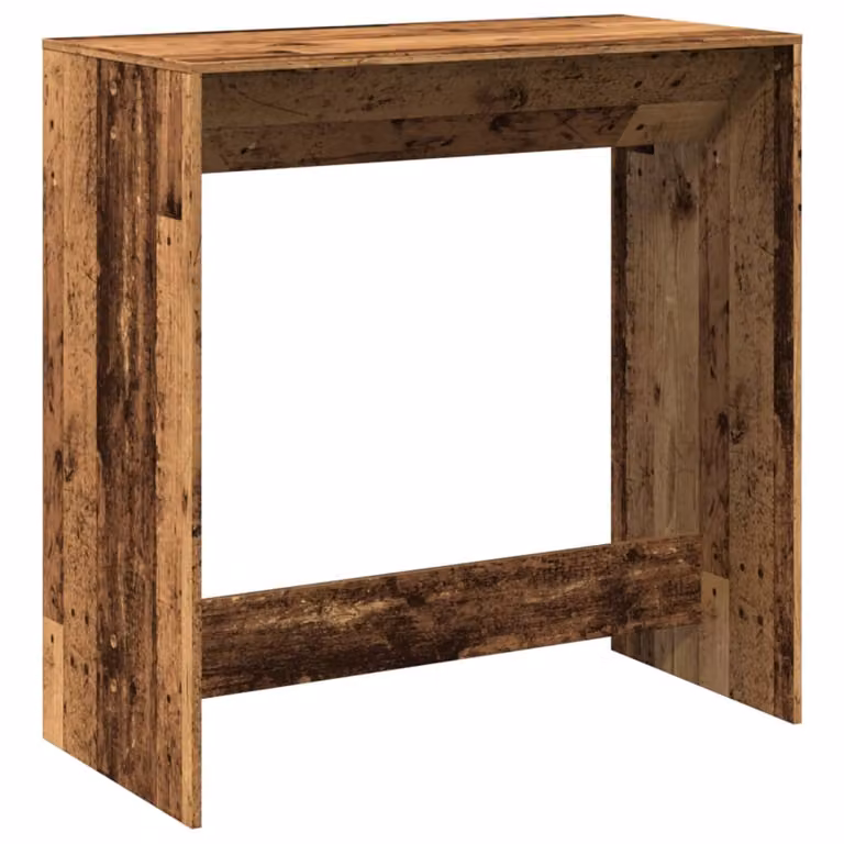 Tavolo da Bar Legno Antico 102x50x103,5 cm in Legno Multistrato