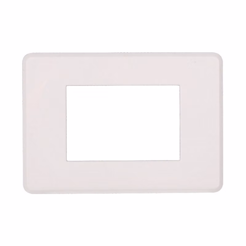 ETTROIT AN87301 Placca Slim Sottile 3P Serie Moon Colore Bianco Compatibile Con Bticino Axolute Air
