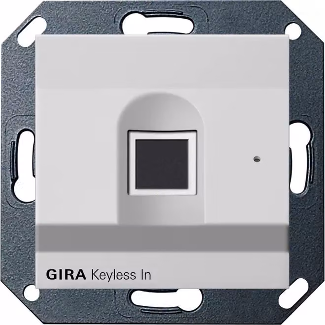 Gira Gira Keyless In Lettore di impronte digitali Sistema 55 Grigio m 2617015