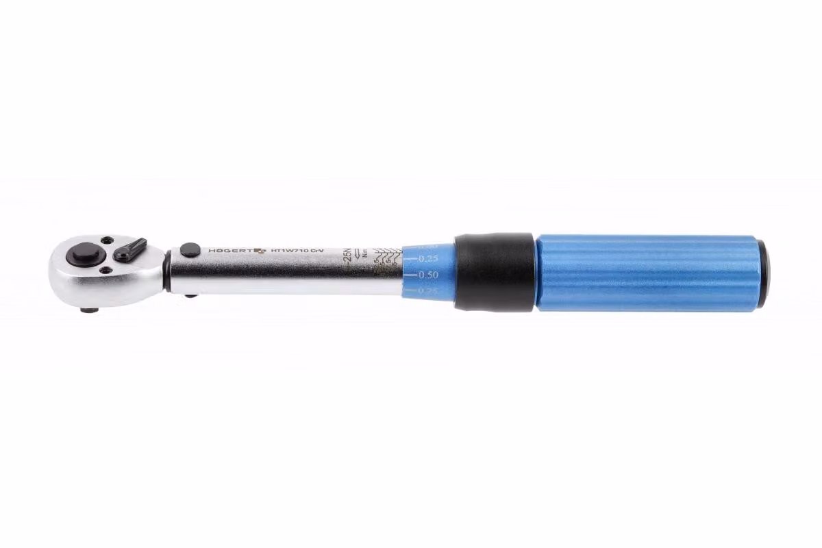 Chiave per dinamometro Hogert 1/4", 5-25Nm
