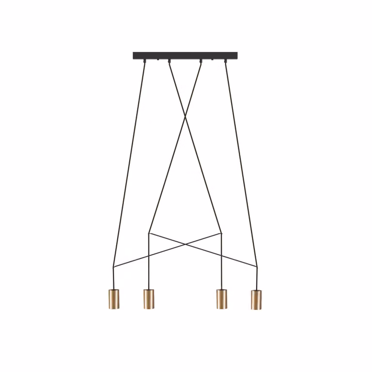 Lampada a sospensione a candelabro Nowodvorski IMBRIA in ottone 7957
