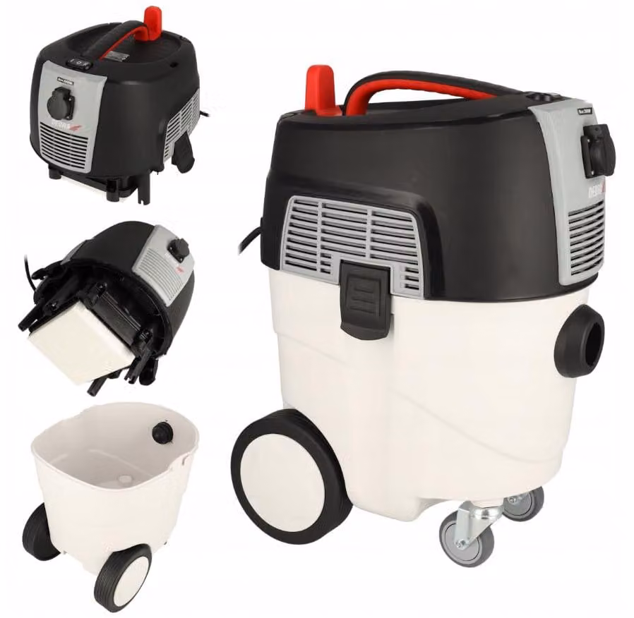 Aspirapolvere bagnato/secco, 1600 W, 30 litri, con filtro vibrante automatico