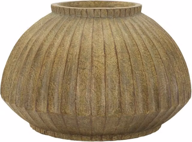Vaso Breeze Vikasa Home in magnesio verde anticato, L: 33.5 cm, P: 26.5 cm, H: 40 cm