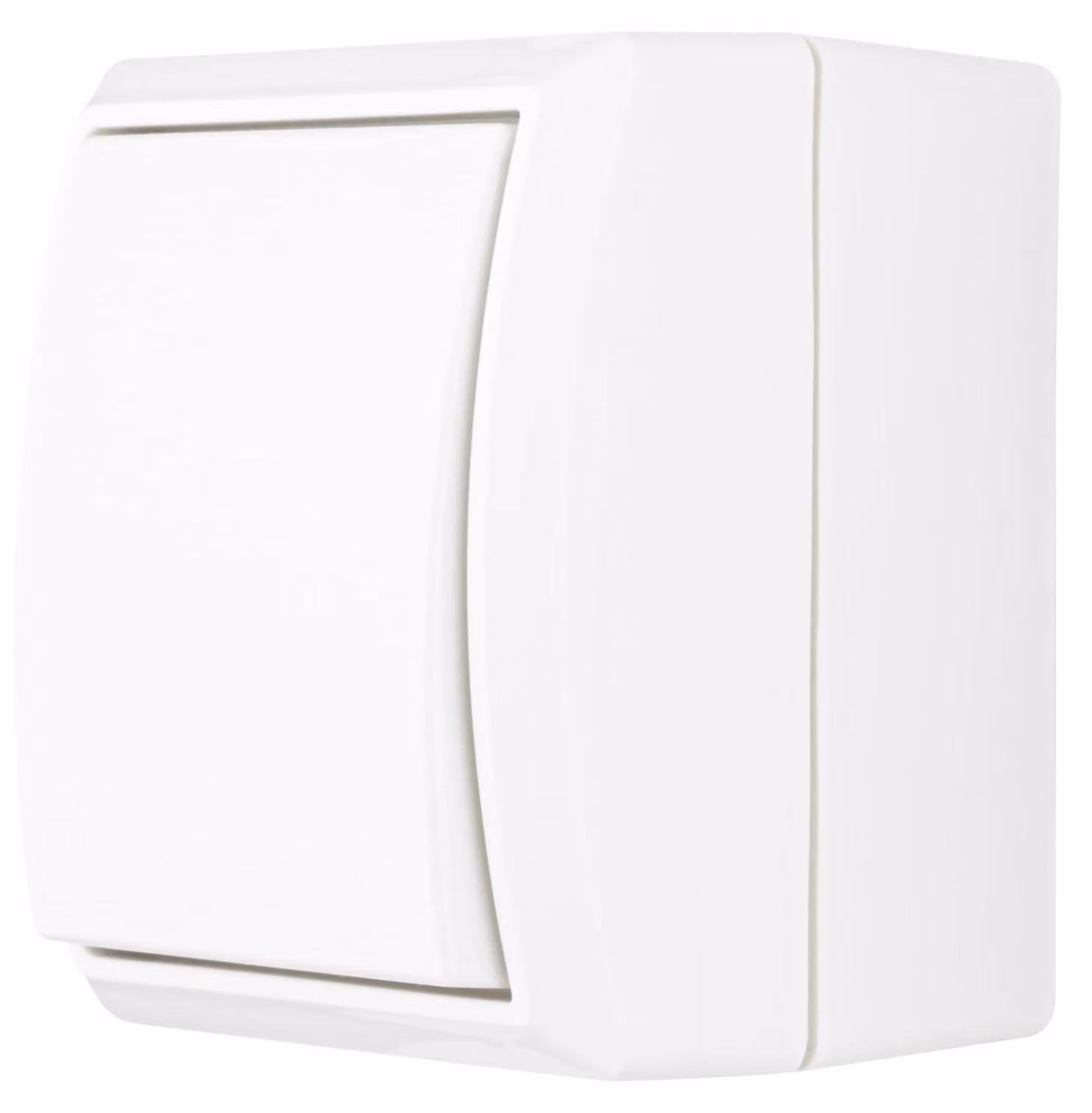 Interruttore/interruttore bipolare, grado di protezione IP44, da incasso, bianco, unipolare, 10A
