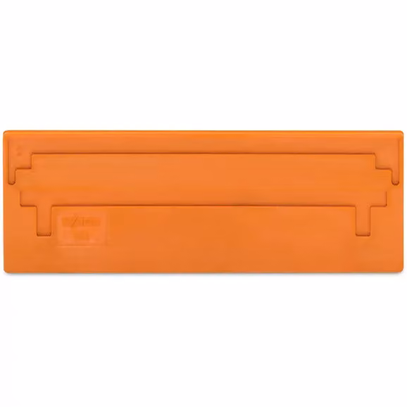 Separatore WAGO; spessore 2 mm; sporgente; arancione 284-340