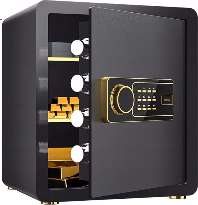 Cassaforte elettronica Cassaforte con serratura a combinazione nera