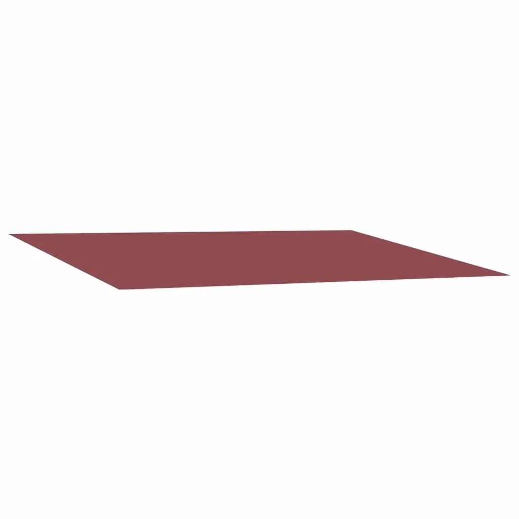 Telo di ricambio per tenda da sole vidaXL in poliestere, Rosso, L: 600 cm, P: 350 cm – 2