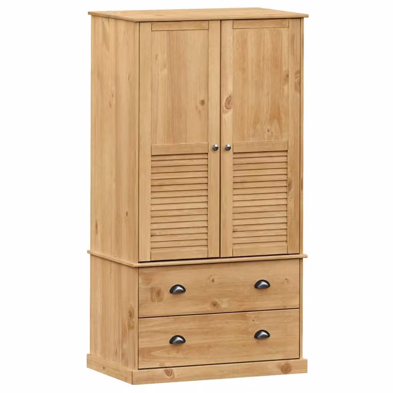 Armadio VIGO 90x55x170 cm in Legno Massello di Pino