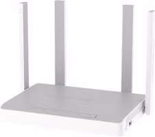 Modem Router Keenetic Hopper DSL AX1800 Dual Band Wi-Fi 6 con Smart Switch e porta USB 3.0, Bianco e Argento