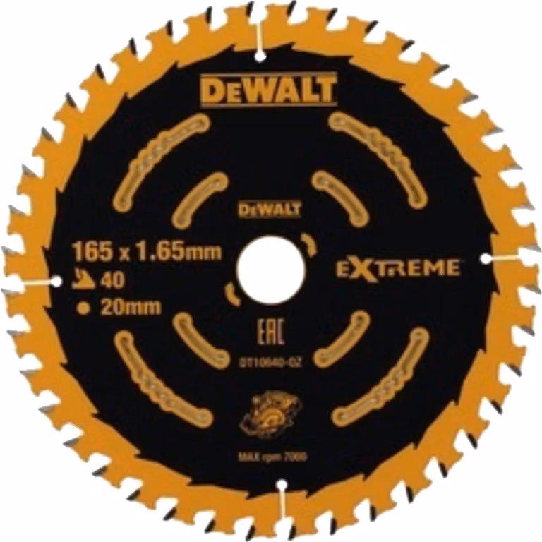 DEWALT Extreme DeWALT - Kreissägeblatt - 165 mm - 40
