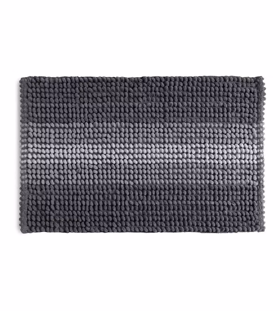 Tappeto Bagno Bubble Antiscivolo Grigio 50x80 cm - Morbido e Lavabile