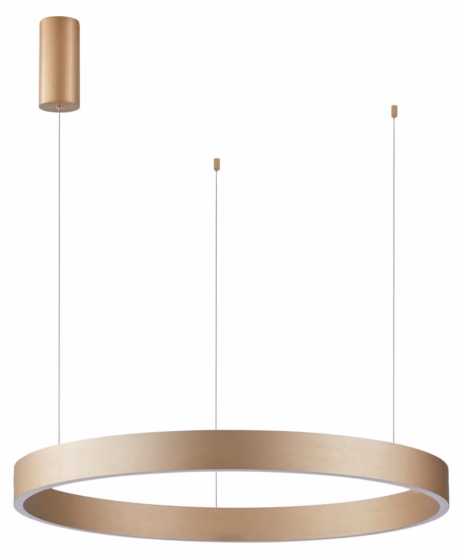 Lampada a sospensione LED 60W BRASCO DOWN PND-56215-080RPP-GD-3KS4K-TRDIMM Italux