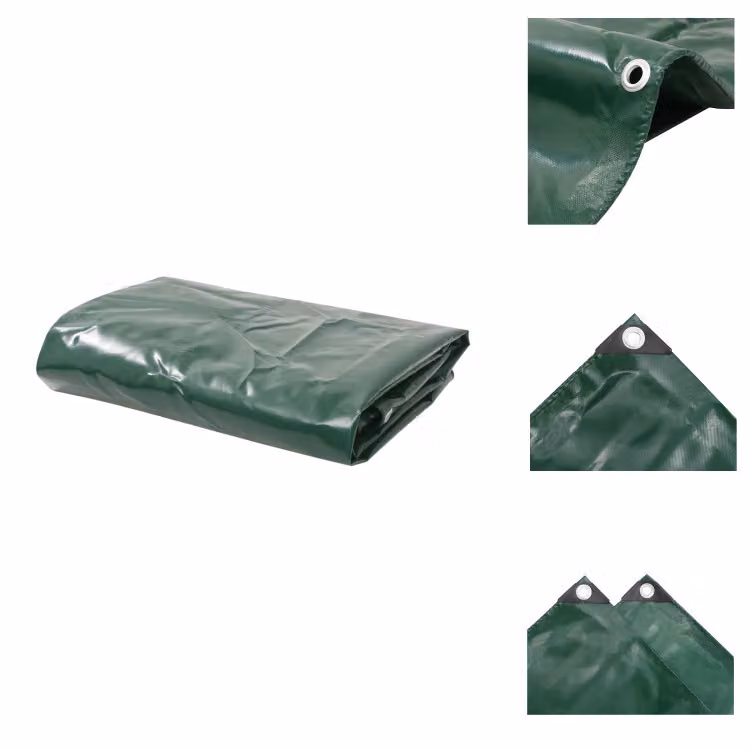 telone vidaXL 650 g/m² 1,5 x 6 m verde - Teloni