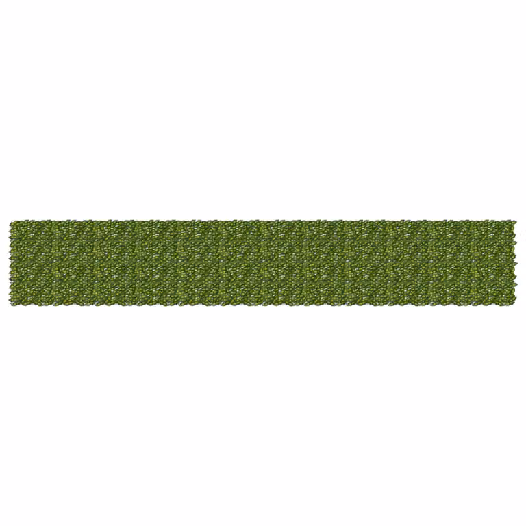 vidaXL Schermo per balcone con motivo a foglie, Verde e Giallo, L: 600 cm x H: 100 cm